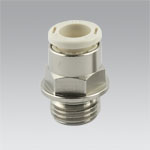 Series F-E PLUS push-in fittings for use in the food industry