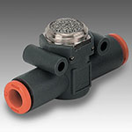 Quick exhaust valve silen. VSR L 1/4-1/4-