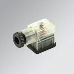 Transp. conn. LED+VDR 110V coil side 22 mm
