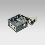 VME-1 unidir. lever, 3/2 NC, axial M5
