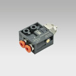VME-1 push-rod 3/2 NC, axial Ø 4
