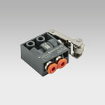 VME-2 roller lever, 3/2 NO, side Ø 4