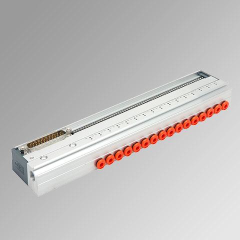 16 pos. Base PLT 10 25-PIN multiple connection