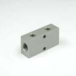 Distribution frame with two straights outlets 1/8-1/4