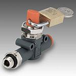 V2V-V3V thread-pipe padlocked