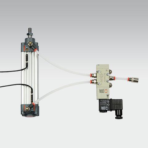 KIT PNEU ELECTRIC Ø50 C100 VALV 5/2 1/8