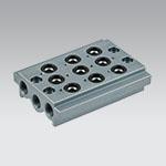 Base multipla 3 pos. 1/8'' 70 PNV-SOV