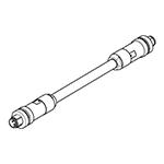 Conn. precablato diritto BUS M12-M12 Cod D cavo L= 3 m