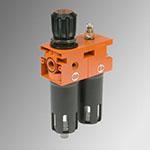 Filter-reg+lubric. New Deal 3/8'' 4µm 08 bar semi- autodrain