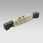 Elpn 1/8'' 5/3 CC mono conn. multiplo 24VDC MACH16