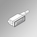 IP65 25-pin 90° conn., cable l = 1 m