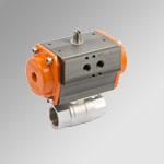 2-ways Brass Actuated ball valves