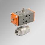 2-ways Stainless steel Actuated ball valves