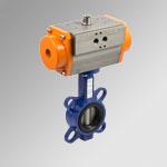 Actuated Butterfly valves single-acting