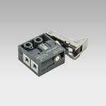 VME-1 con leva rullo unidirez., 3/2 NC, assiali M5