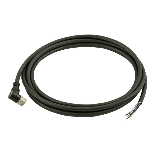 M8 4-pin conn. - female, angle 90° L = 2 m