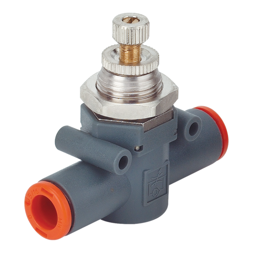 Rlf Rigid Inlet RFL L U ø8-ø8 | RFL L Unidirectional pipe-pipe | Microregulator Flow ...