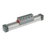 Rodless cylinders with guide V
