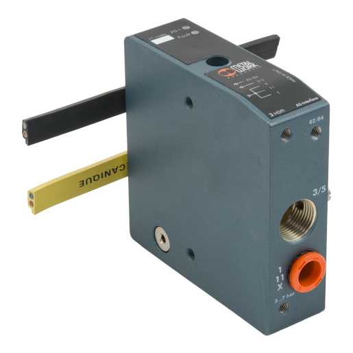 End plate kit HDM 1 AS-4 1 node, 4 Out, yellow cable