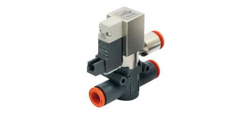 SOV L 3/2 NC-NO tube-tube échappement canalisé