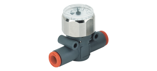 In-line pressure gauges MAN L pipe-pipe