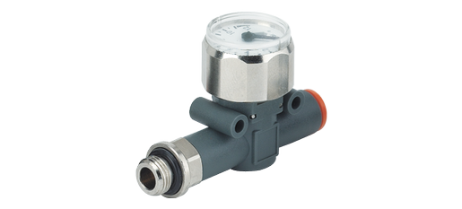 In-line pressure gauges MAN L thread-pipe